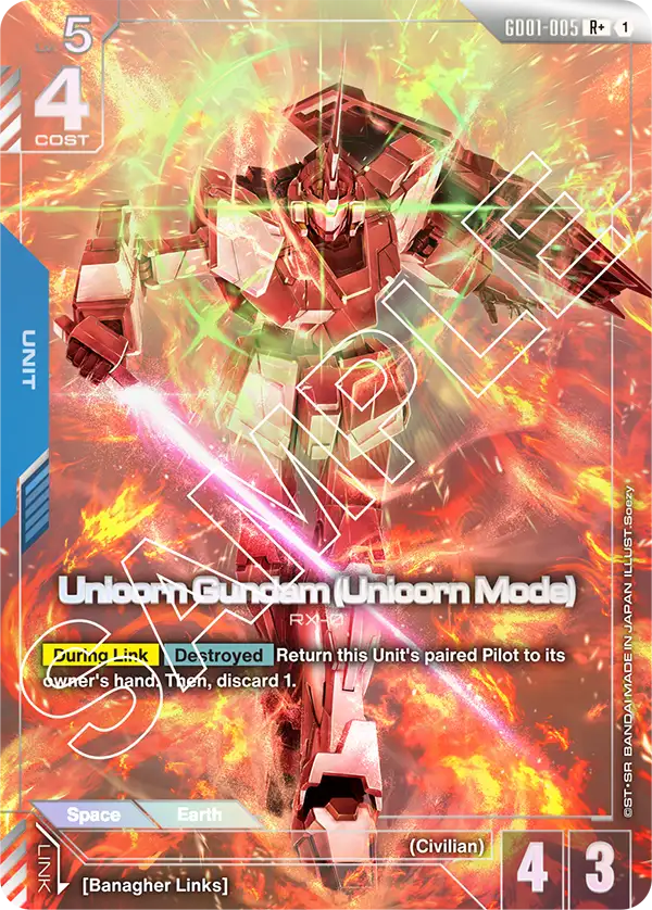 Unicorn Gundam (Unicorn Mode) art 2